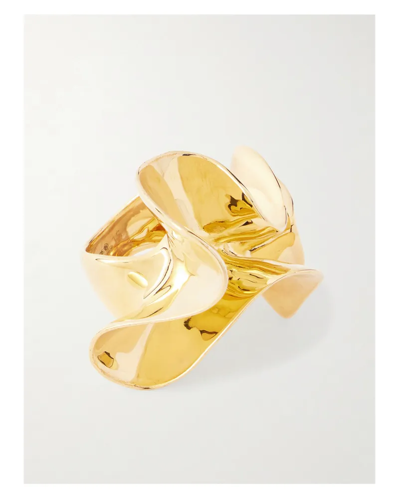 Bottega Veneta Vergoldeter Ring Gold
