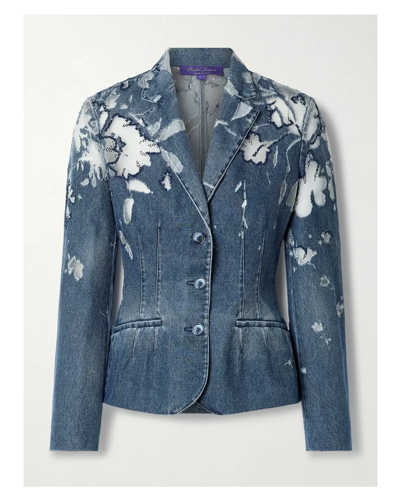 Ralph Lauren Holt Jeansblazer Blau