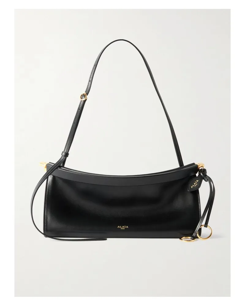 Alaïa Click E/w Mittelgroße Schultertasche Aus Leder - Schwarz Schwarz