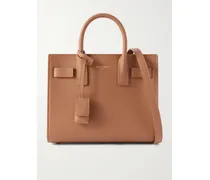Sac De Jour Nano Textured-leather Tote - Brown