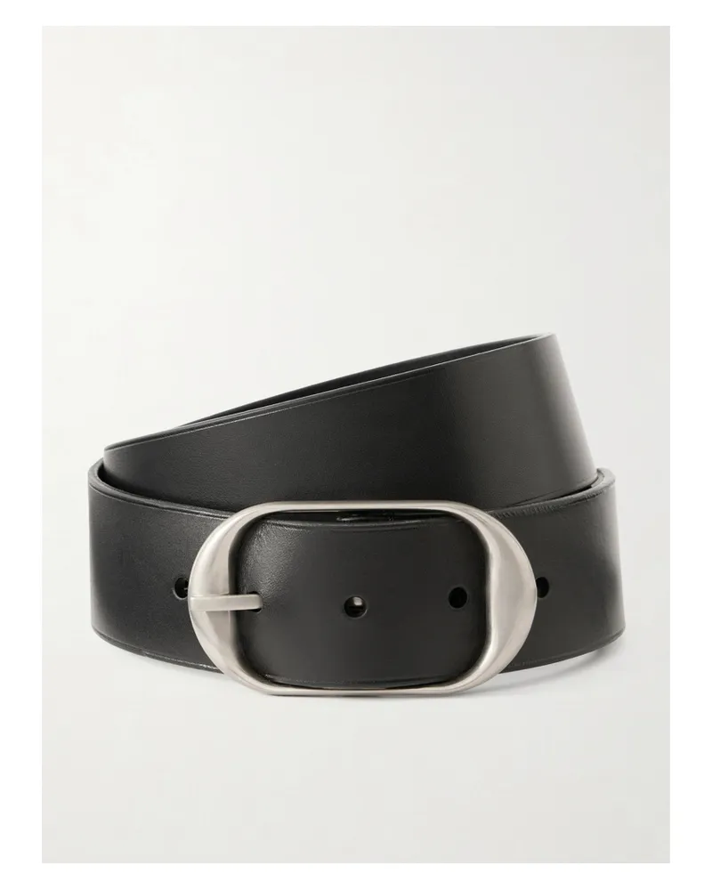 Nili Lotan Nili Leather Belt - Silver Silver