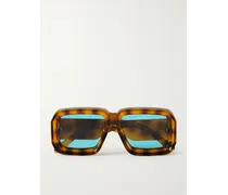 Paula's Ibiza Square-frame Tortoiseshell Acetate Sunglasses