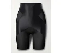 Spanxshape™ Satin-x™ High-waisted Mid-thigh Shorts - Black