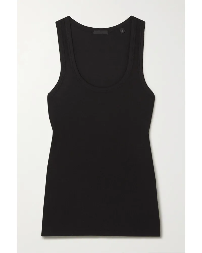 ATM Boy Tanktop aus Geripptem Stretch-modal-jersey Schwarz