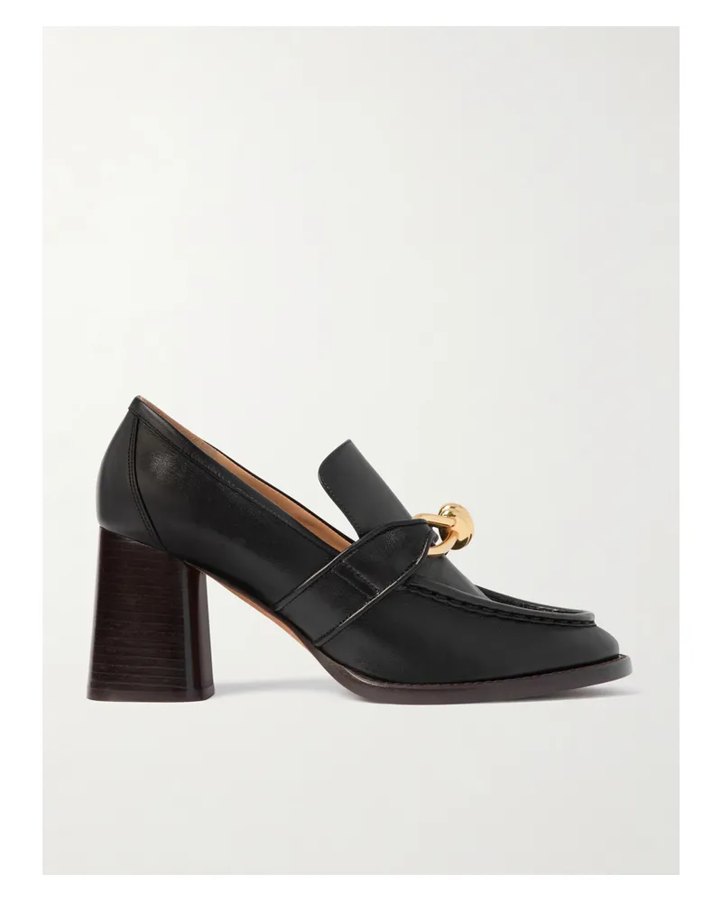 Bottega Veneta Astaire Leather Pumps - Black Black