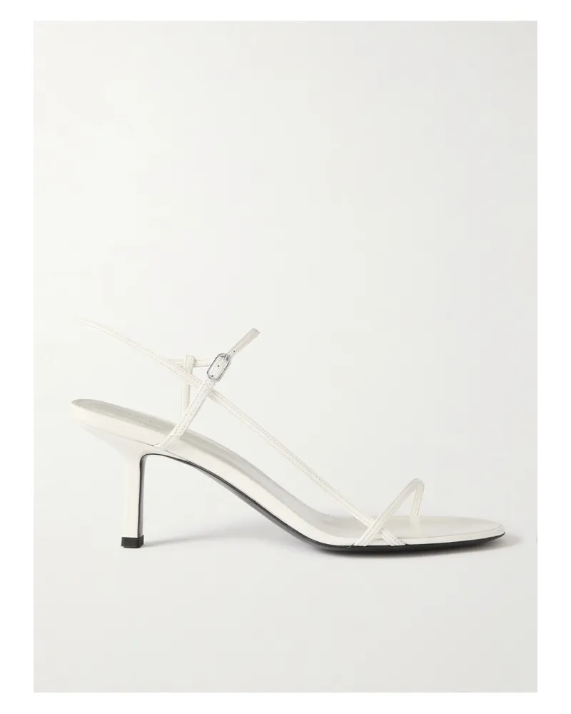 The Row Bare Leather Sandals - White White
