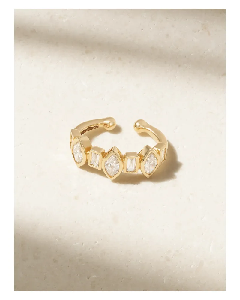 SHAY Ear Cuff Aus 18 Karat Gold Mit Diamanten Gold