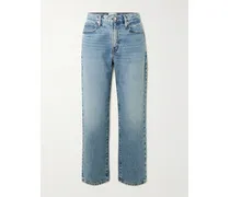 The Hang Mid-rise Straight-leg Jeans - Blue