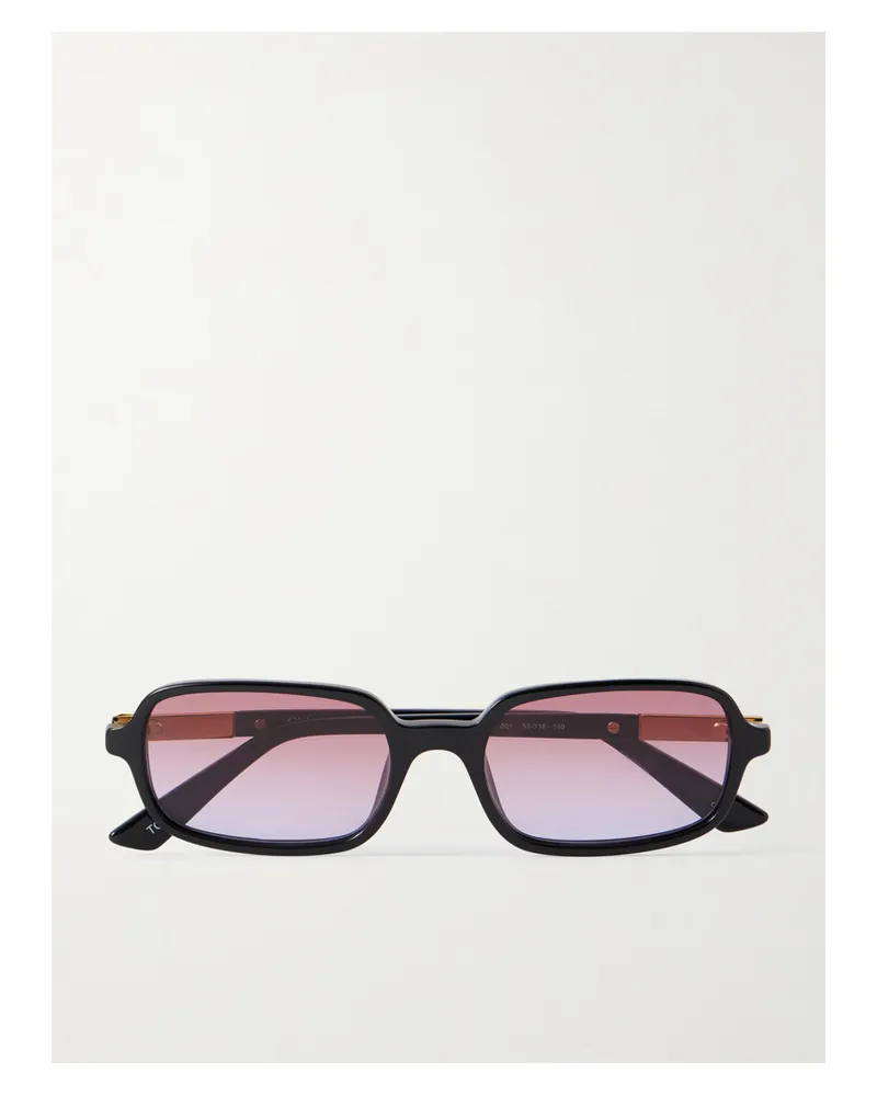 Chloé Judy Sonnenbrille Mit Eckigem Rahmen Aus Azetat - Schwarz Schwarz