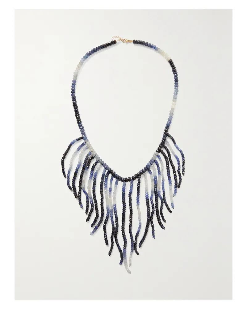 JIA JIA Kette Aus Gold Mit Saphiren - Blau Blau