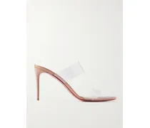 Just Nothing 85 Mules Aus Lackleder Und Pvc - Neutral