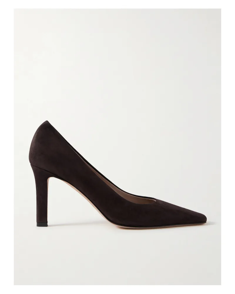 The Row Carla Pumps Aus Veloursleder - Braun Braun