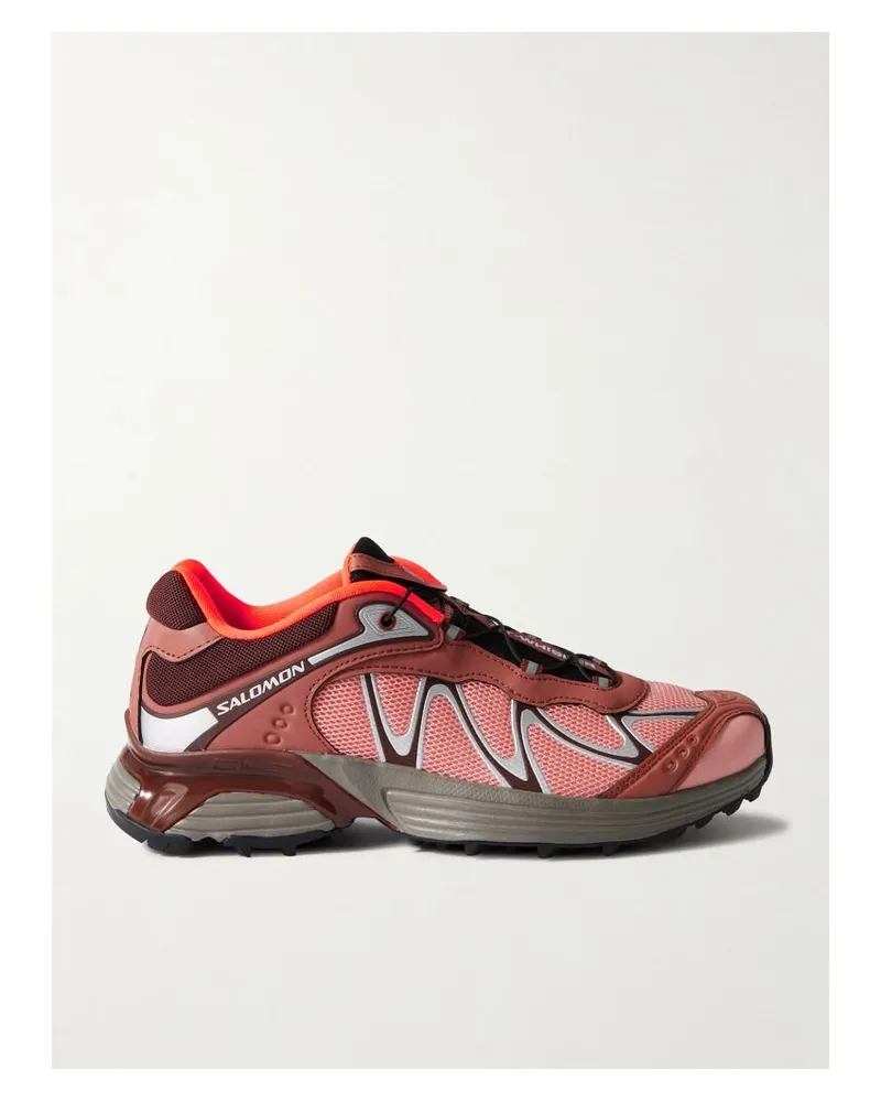 Salomon Xt-whisper Sneakers Aus Mesh Mit Gummibesätzen - Rot Rot