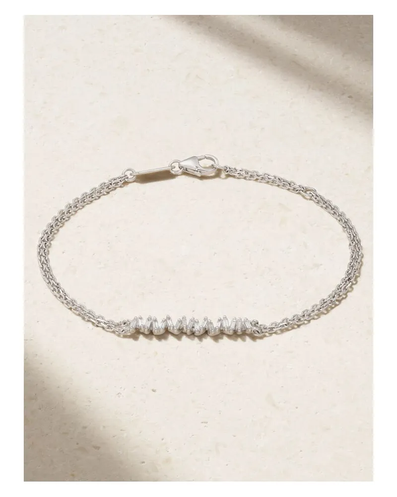 Suzanne Kalan Armband Aus 18 karat Weißgold Mit Diamanten - Silber Silber