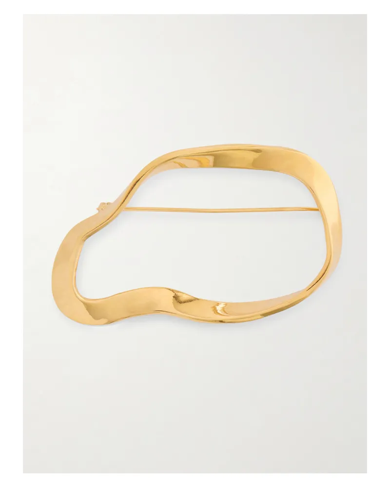 AGMES Vera Brosche Aus Gold-vermeil Gold