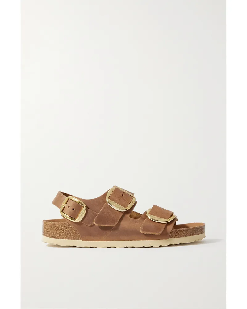Birkenstock Milano Leather Sandals - Brown Brown
