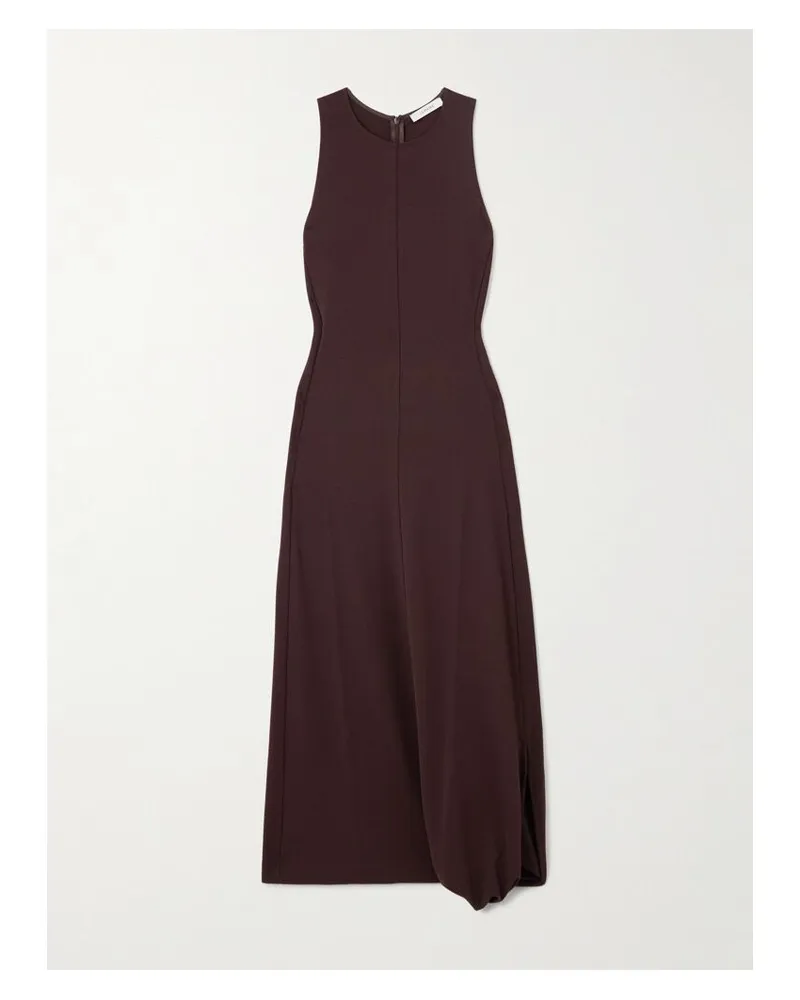 Christophe Lemaire Midikleid Aus Crêpe - Burgunder Burgunder
