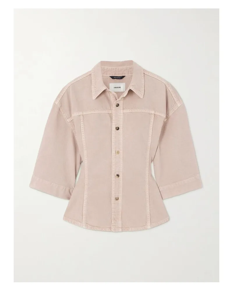 Haikure Lilas Jeanshemd - Pink Pink