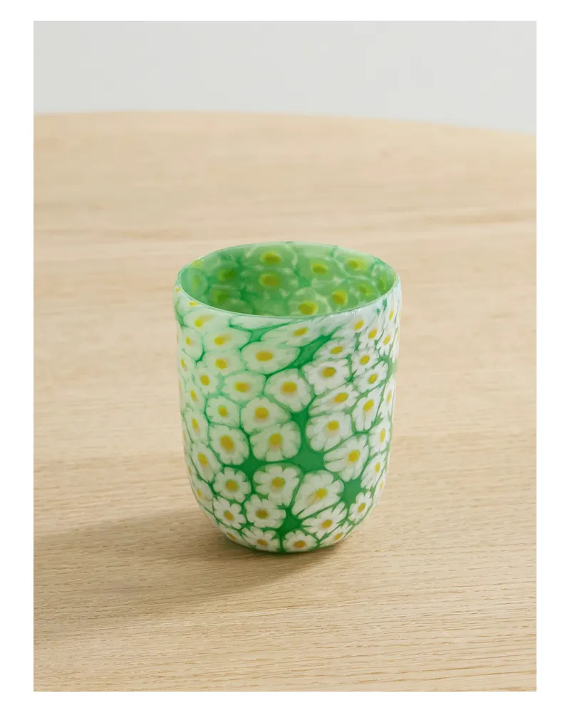 J.W.Anderson Laguna B Bemaltes Glas Aus Muranoglas - Grün Grün