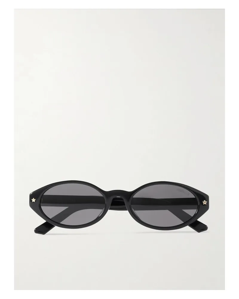 Dior Diorpacific R1i Sonnenbrille Mit Ovalem Rahmen Aus Azetat - Schwarz Schwarz