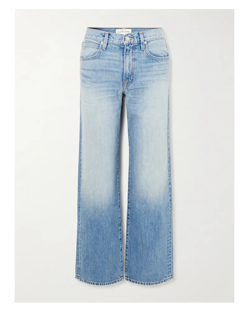 SLVRLAKE Jazmine Halbhohe Jeans Mit Weitem Bein - Blau Blau