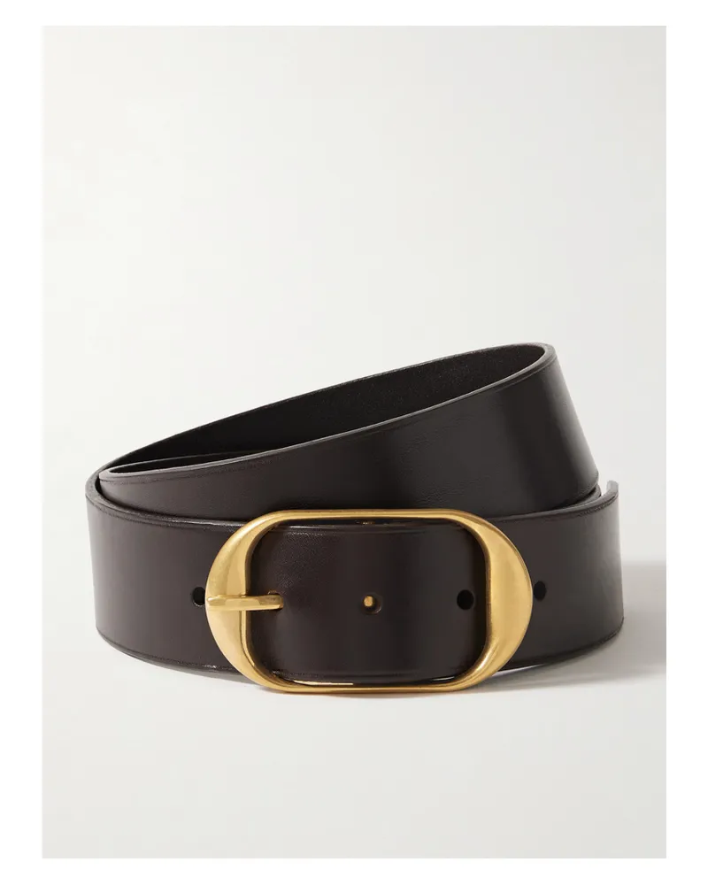 Nili Lotan Nili Leather Belt - Brown Brown