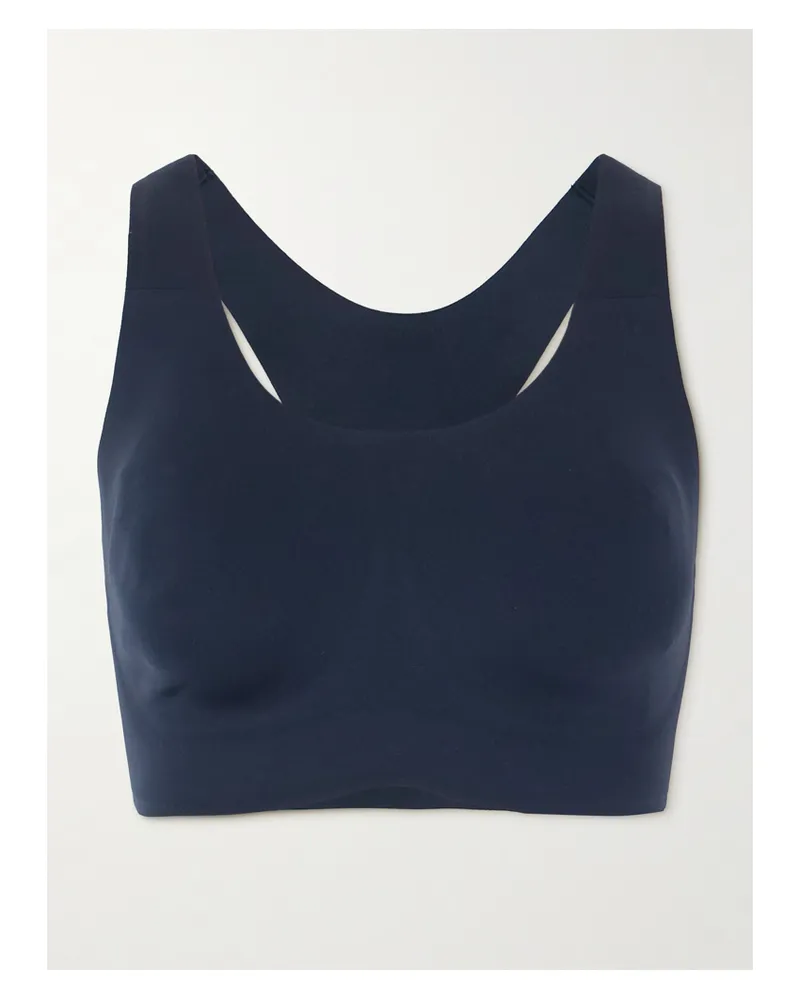 LULULEMON Go Further Sport-bh Mit Cut-out - Blau Blau