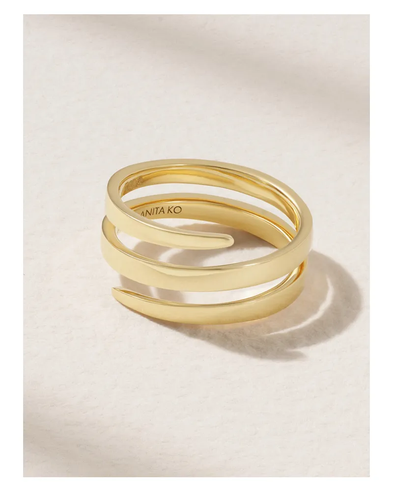 ANITA KO Coil Ring Für Den Kleinen Finger Aus 18 Karat Gold Gold