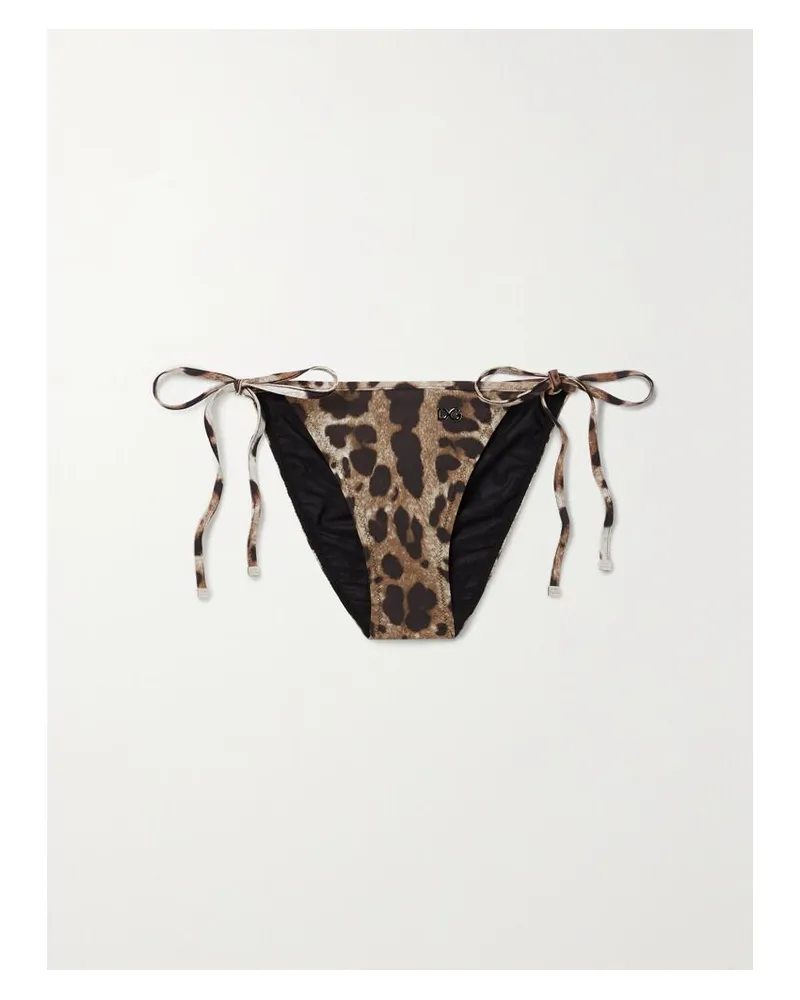 Dolce & Gabbana Bikini-höschen Mit Leopardenprint - Animal-Print Animal-print