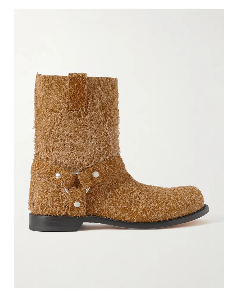Loewe Paula's Ibiza Campo Stiefel Aus Gebürstetem Veloursleder - Braun Braun