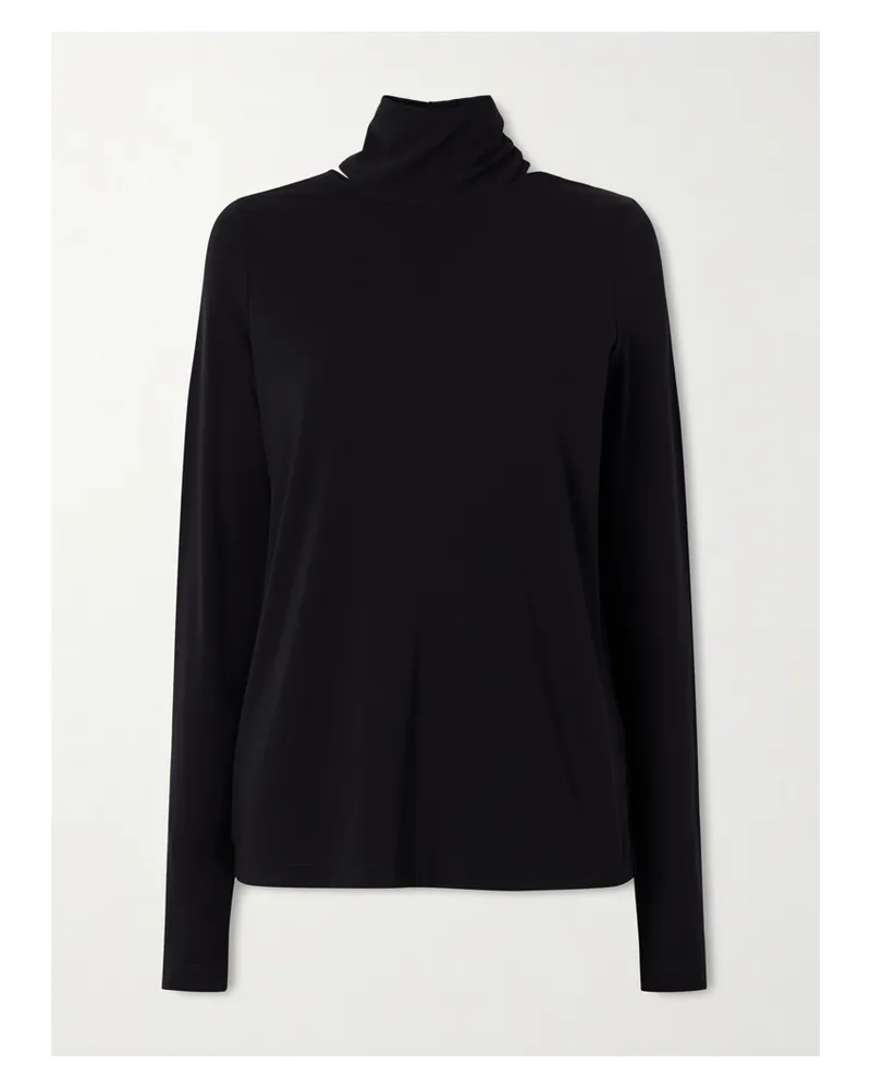 Totême Stretch-jersey Blouse - Black Black
