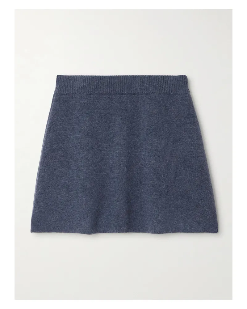 Lisa Yang Clare Minirock Aus Kaschmir - Blau Blau