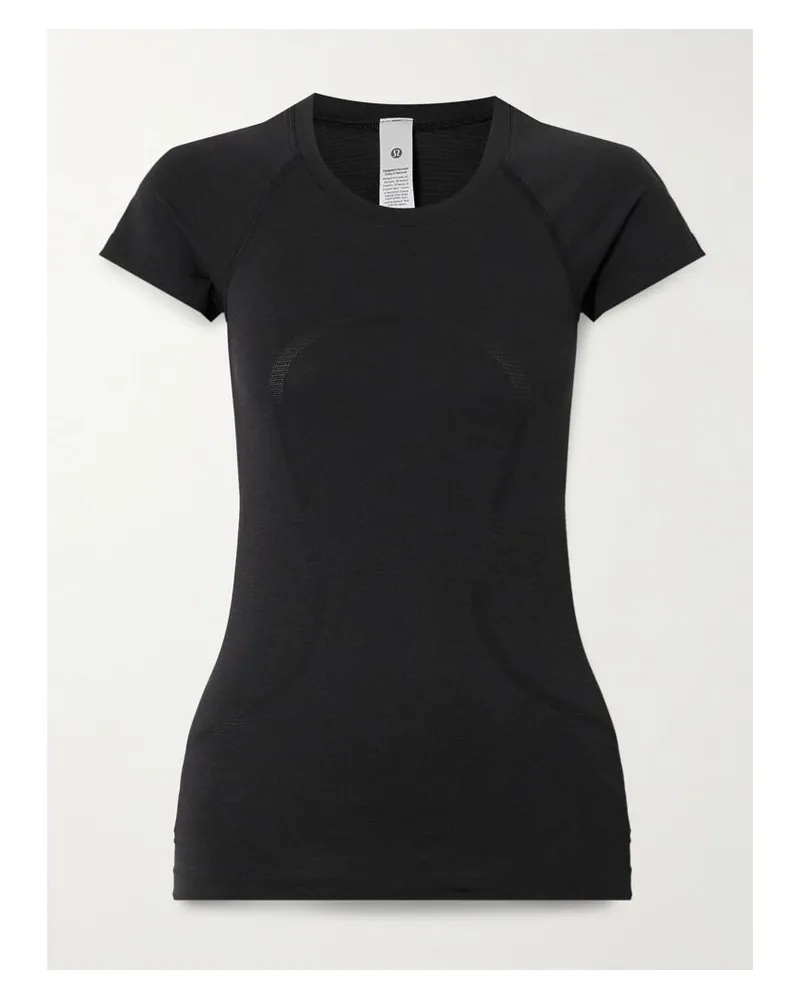 LULULEMON Swiftly Tech 2.0 T-shirt - Hüftlänge - Schwarz Schwarz