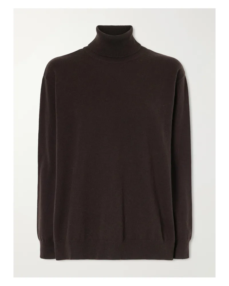 Brunello Cucinelli Cashmere Turtleneck Sweater - Brown Brown
