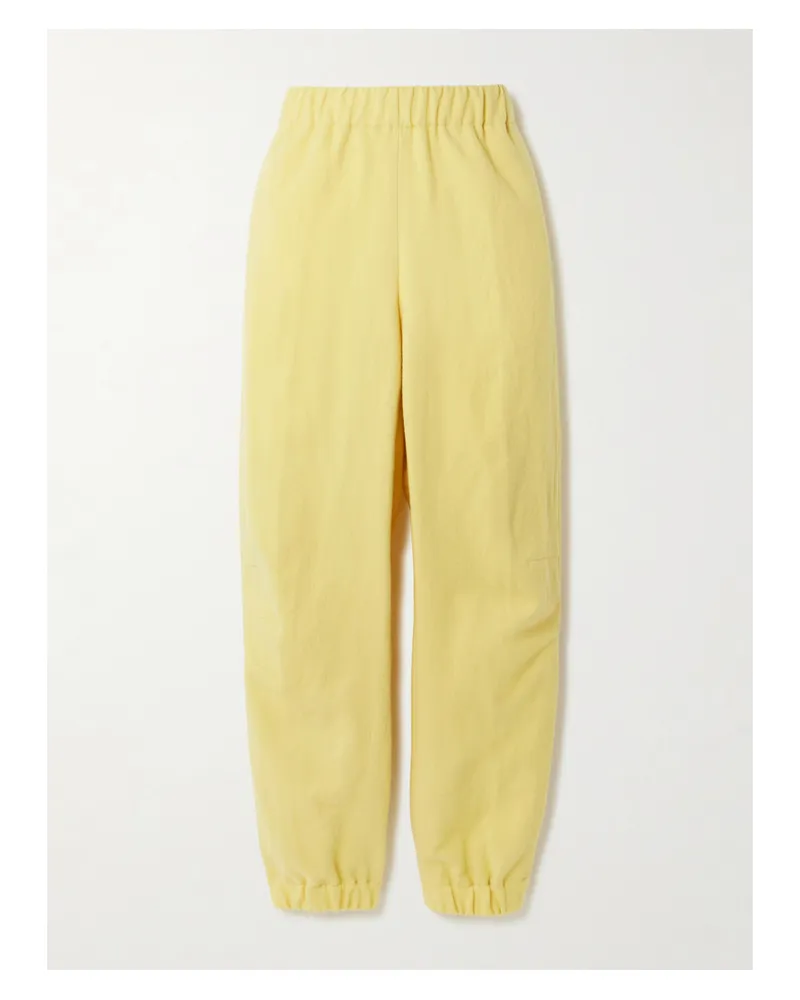 Dries van Noten Jogginghose Aus Jersey Aus Einer Wollmischung - Gelb Gelb