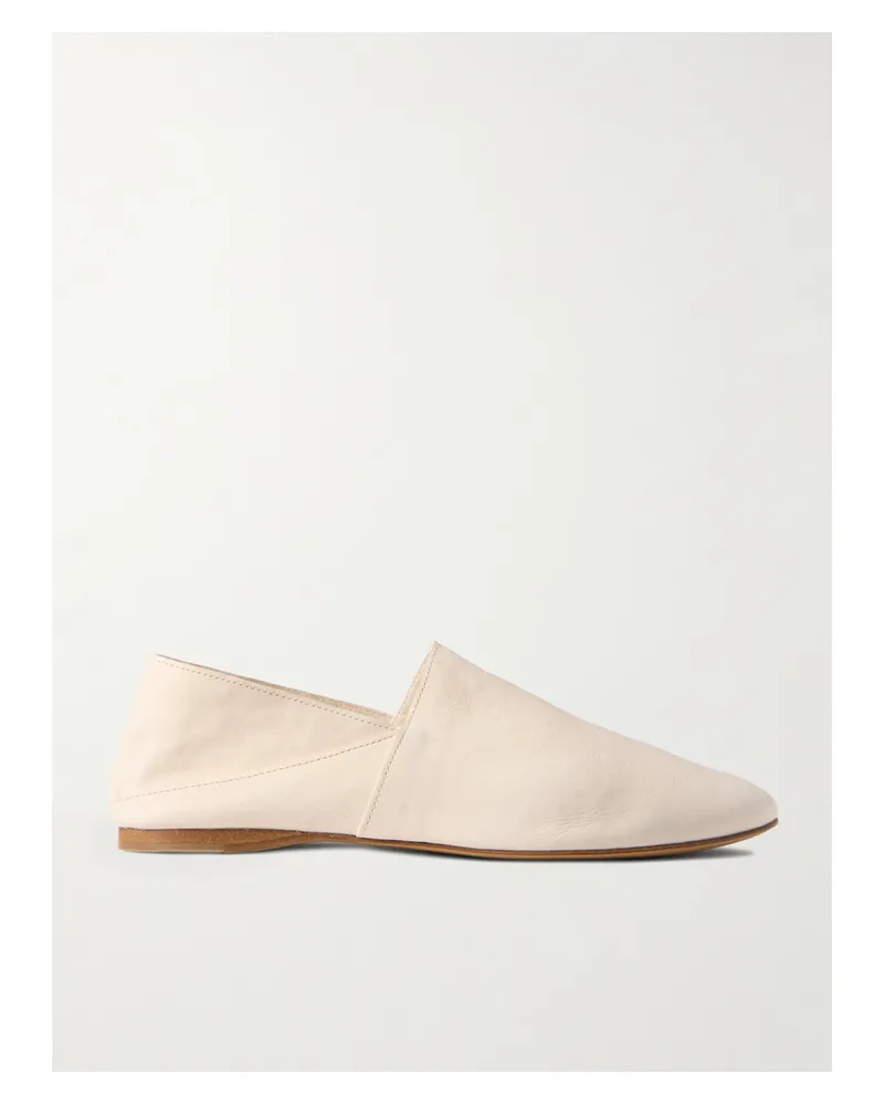 TOVE Pascale Flache Schuhe Aus Leder - Creme Creme