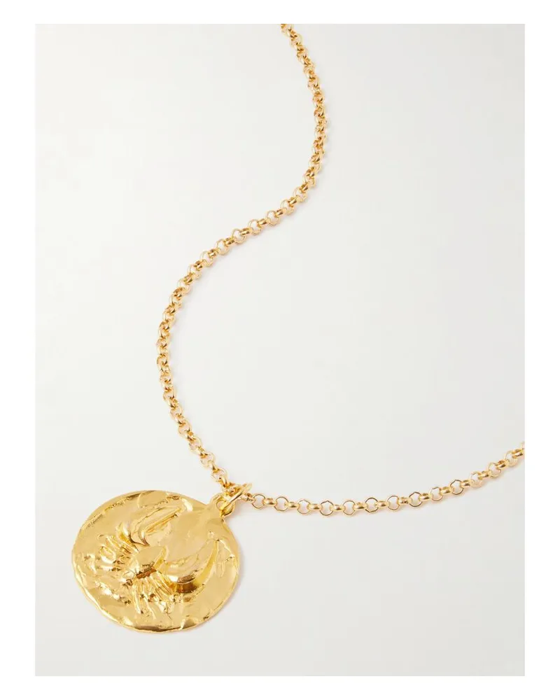 Alighieri The Reader Of The Sea Vergoldete Kette Aus Recyceltem Metall Gold