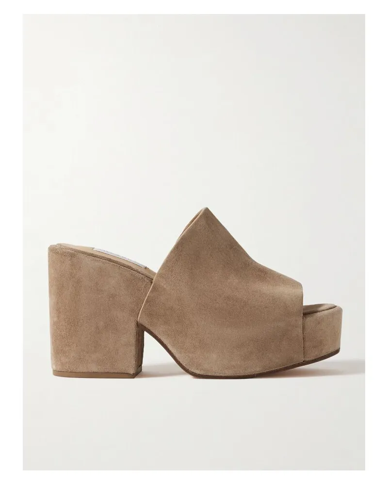 Gabriela Hearst Ares Mules Mit Plateau - Neutral Neutral