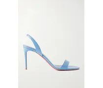 O Marilyn 85 Leather Sandals - Blue