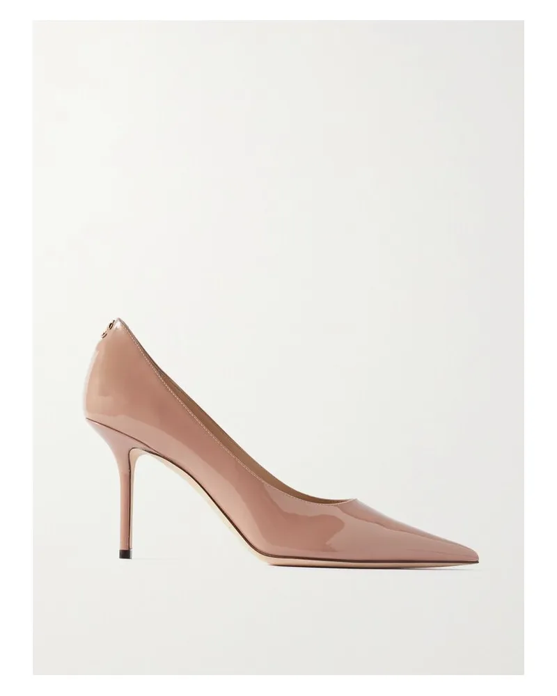 Jimmy Choo Love 85 Pumps Aus Lackleder - Neutral Neutral