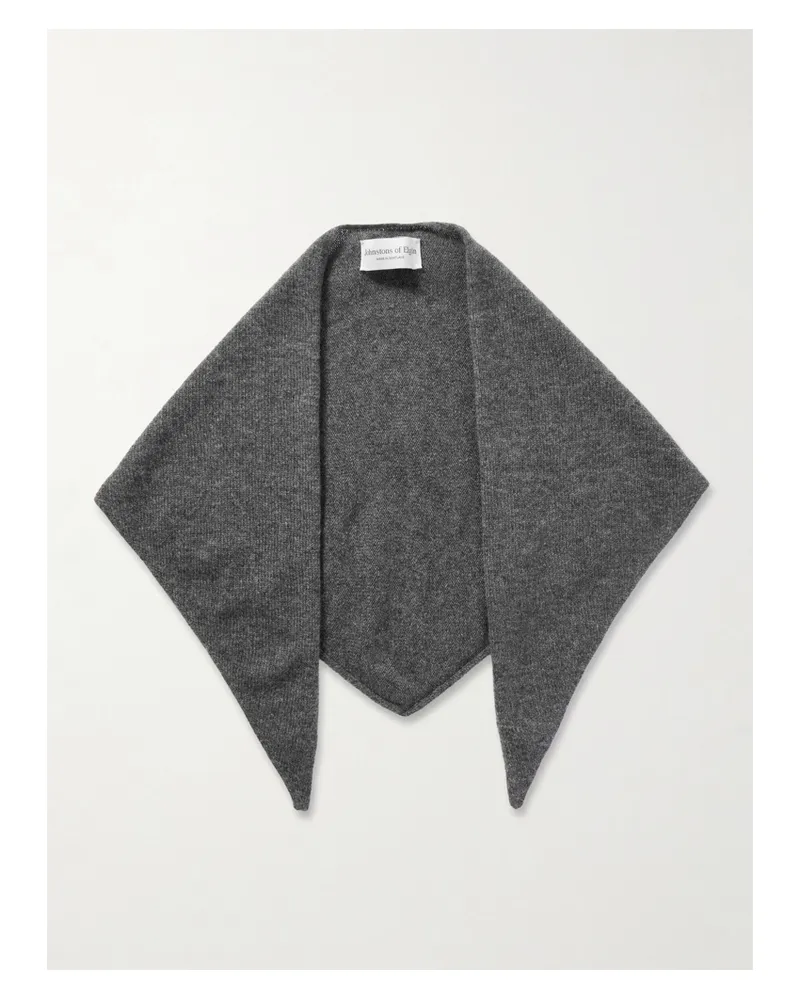 Johnstons of Elgin Kaschmirschal - Grau Grau