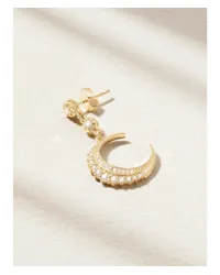 Jacquie Aiche Crescent Mini Einzelner Ohrring aus 14 Karat Gold