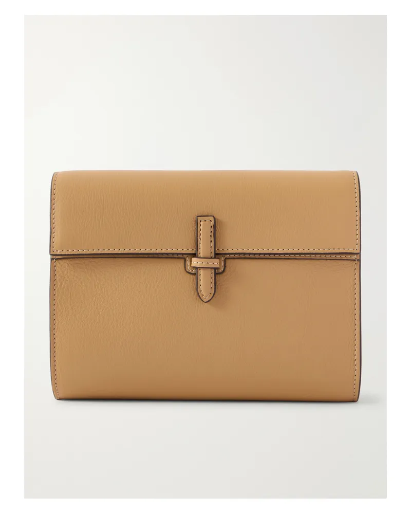 Hunting Season Leather Clutch - Brown Brown