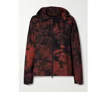 Y-3 Trainingsjacke Aus Ripstop Mit Print Und Kapuze - Rot