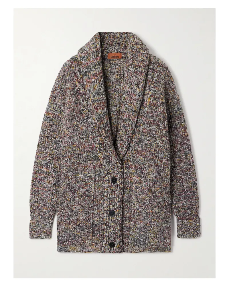 Missoni Oversized-cardigan Aus Einer Wollmischung - Mehrfarbig Mehrfarbig