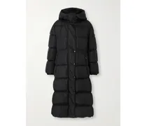 Chamer Hooded Quilted Shell Down Coat - Black