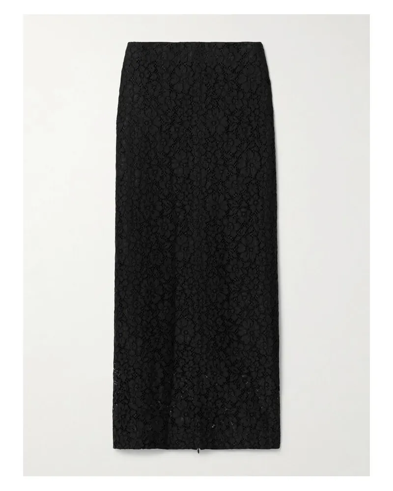 Proenza Schouler Jasmine Maxirock Aus Schnurgebundener Spitze - Schwarz Schwarz