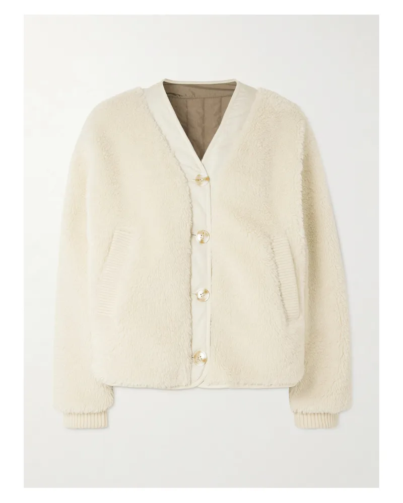 Varley Drew Wendbare Jacke Aus Fleece Und Gestepptem Shell - Braun Braun