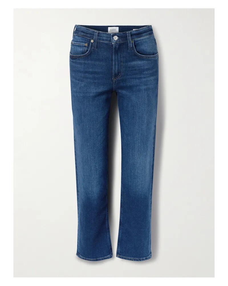 Citizens of humanity Delfina Hoch Sitzende Barrel-jeans - Blau Blau