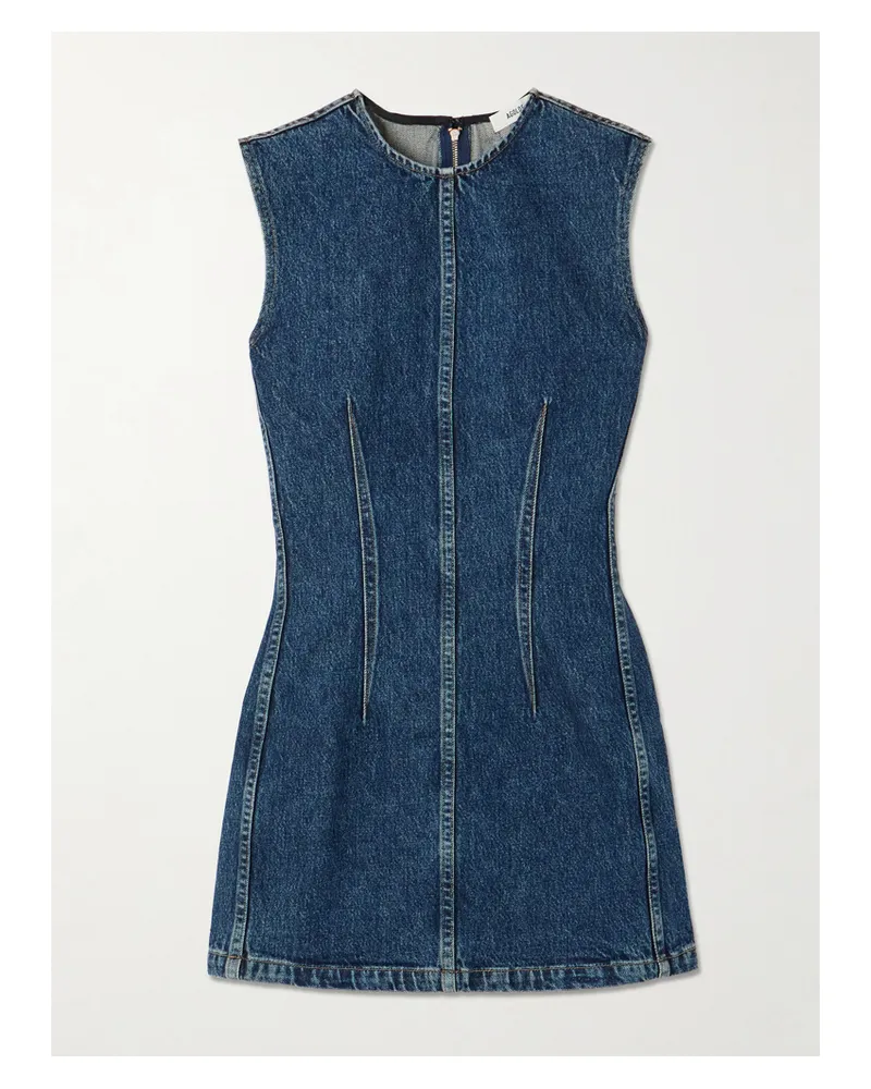 AGOLDE Barton Mini-jeanskleid - Blau Blau